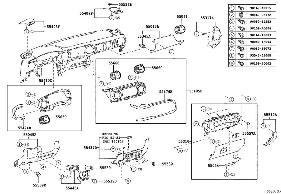 Anyone now how to remove the glove box? Forum Toyota
