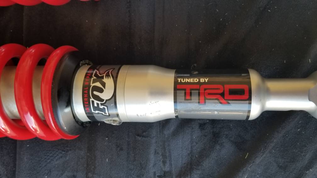tacoma trd pro fox shocks